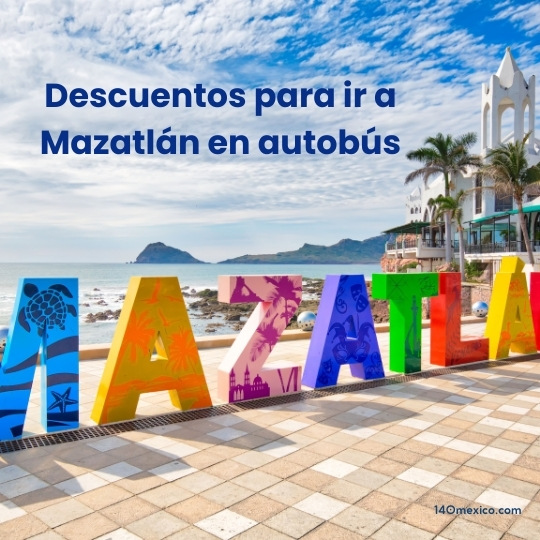 Descuentos en autobuses de México a Mazatlán febrero 2025