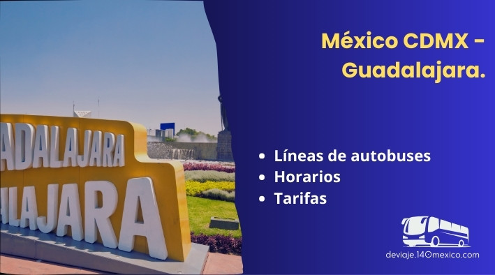 Autobuses de México CDMX a Guadalajara | febrero 2026