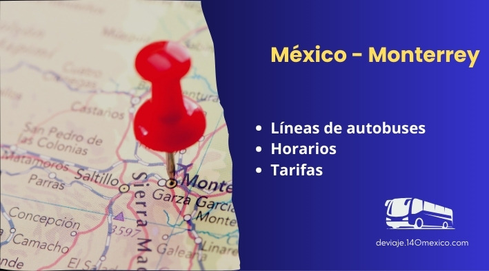 Autobuses de México a Monterrey | febrero 2026