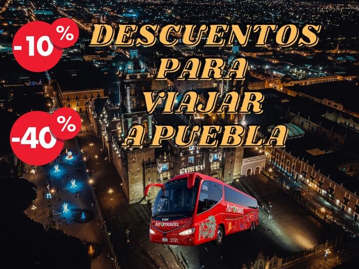 Descuentos Guadalajara a Puebla en autobús