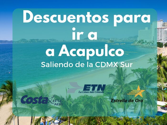 Descuentos en autobuses Taxqueña - Acapulco