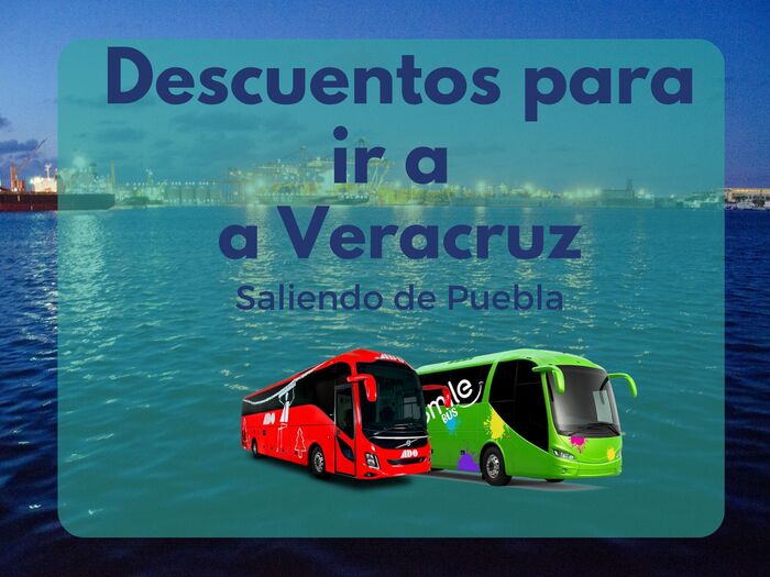 Descuentos Puebla a Veracruz en autobús